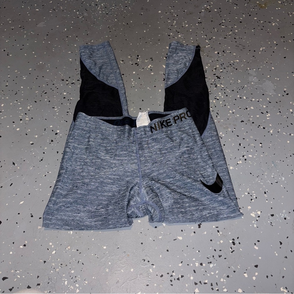 Nike Pro Blue Leggings